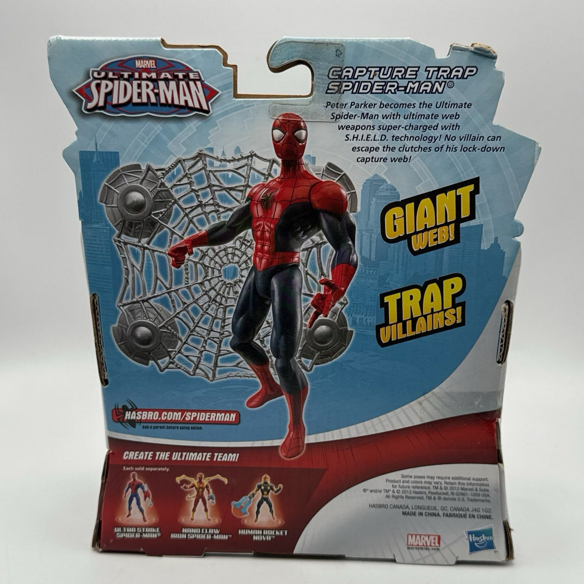 MARVEL Ultimate Spider-Man Capture Trap figure - 2012 hasbro