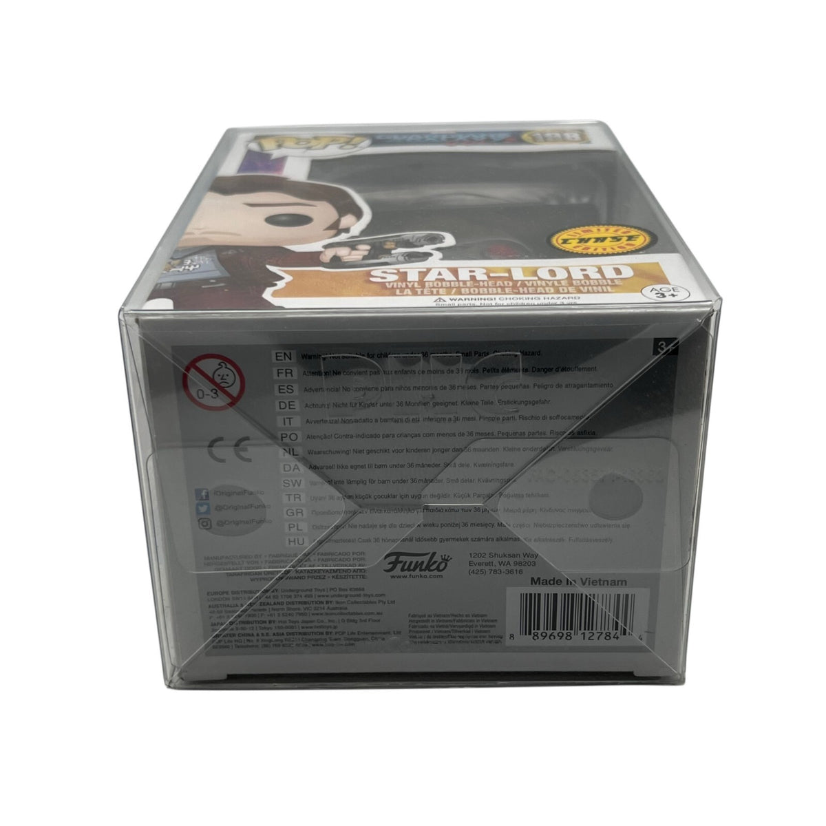 Funko Pop 198 Star-Lord Guardians of the Galaxy Vol.2 CHASE Limited Edition