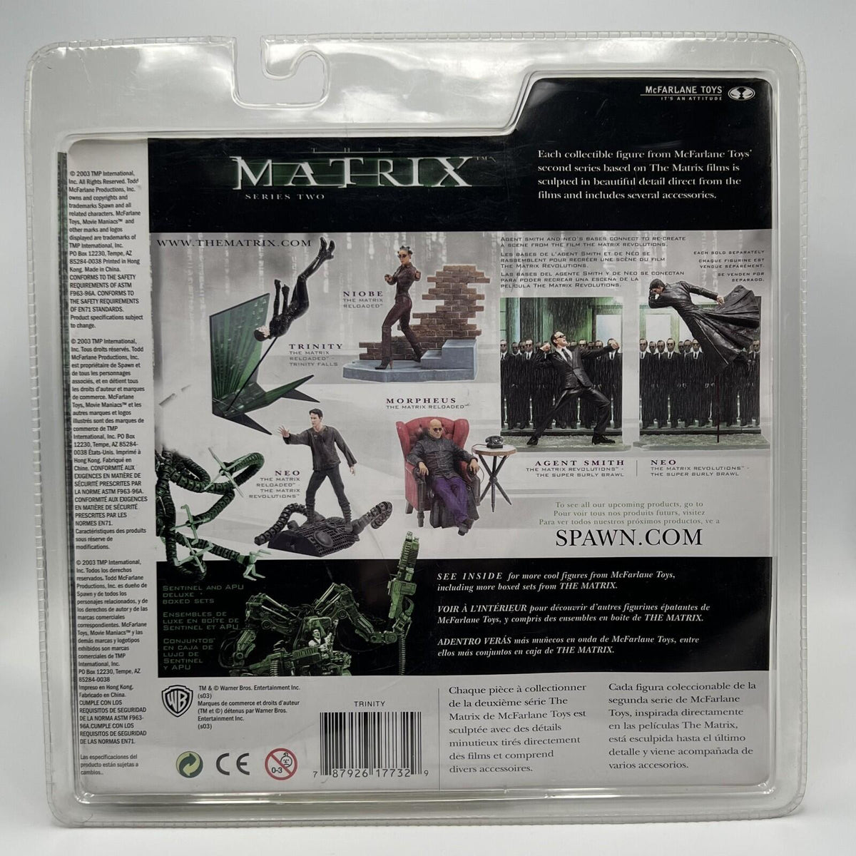 McFarlane Matrix Reloaded Neo & Trinity Series Two 6" Action Figures