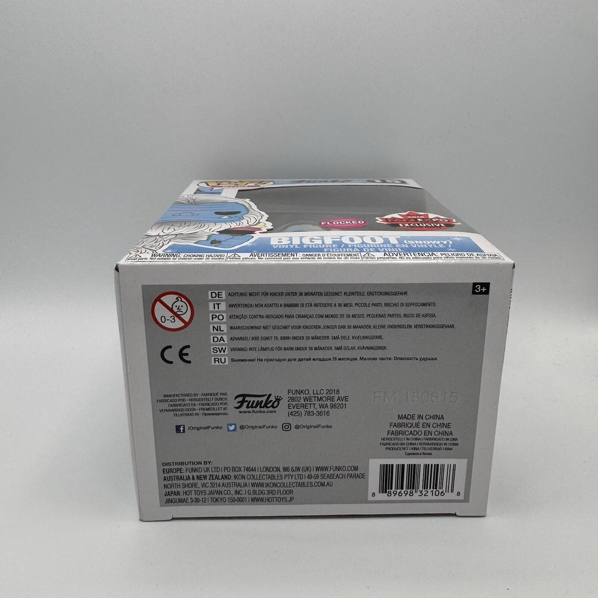 Funko Pop! Myths Bigfoot (Snowy) Flocked 2018 Fan Expo Canada Exclusive #15
