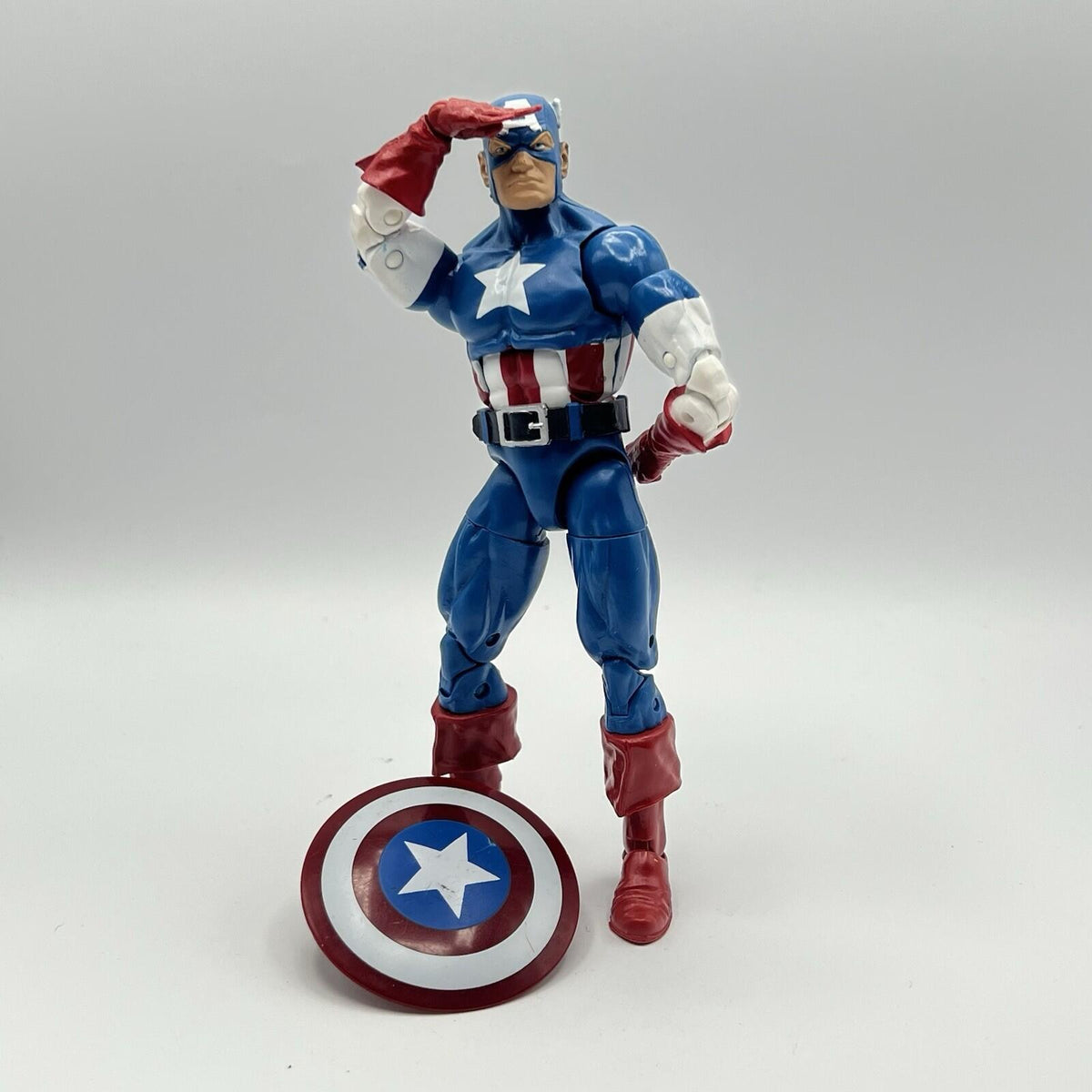 Marvel Legends Captain America 6" Action Figure Red Onslaught BAF Series Loose