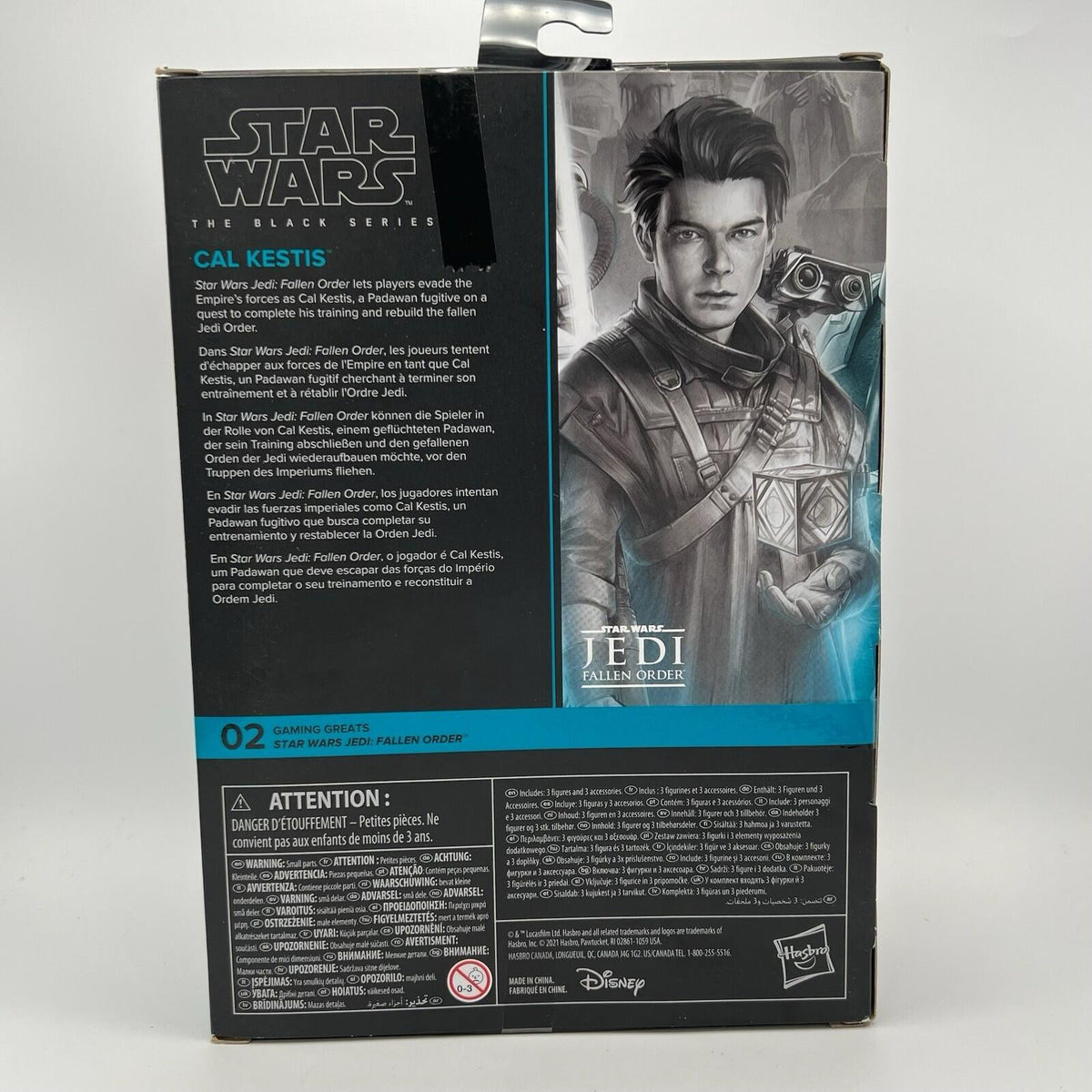 Hasbro Star Wars 6" Black Series Cal Kestis (Deluxe) Gamestop Exclusive