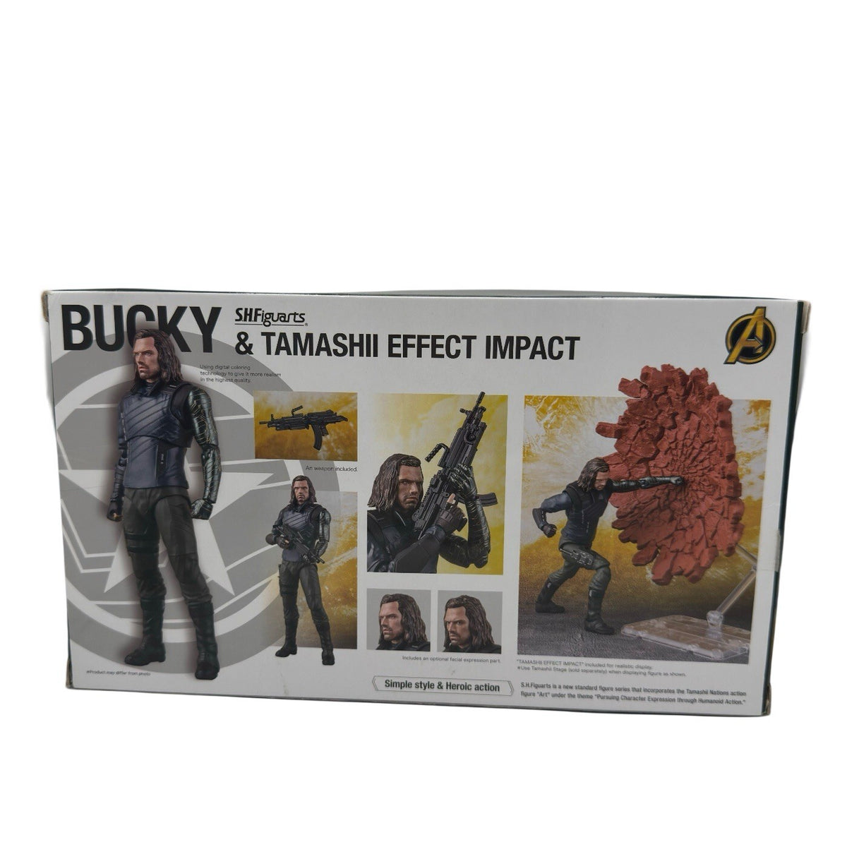 SH Figuarts Avengers Infinity War Bucky Tamashii Effect Opened