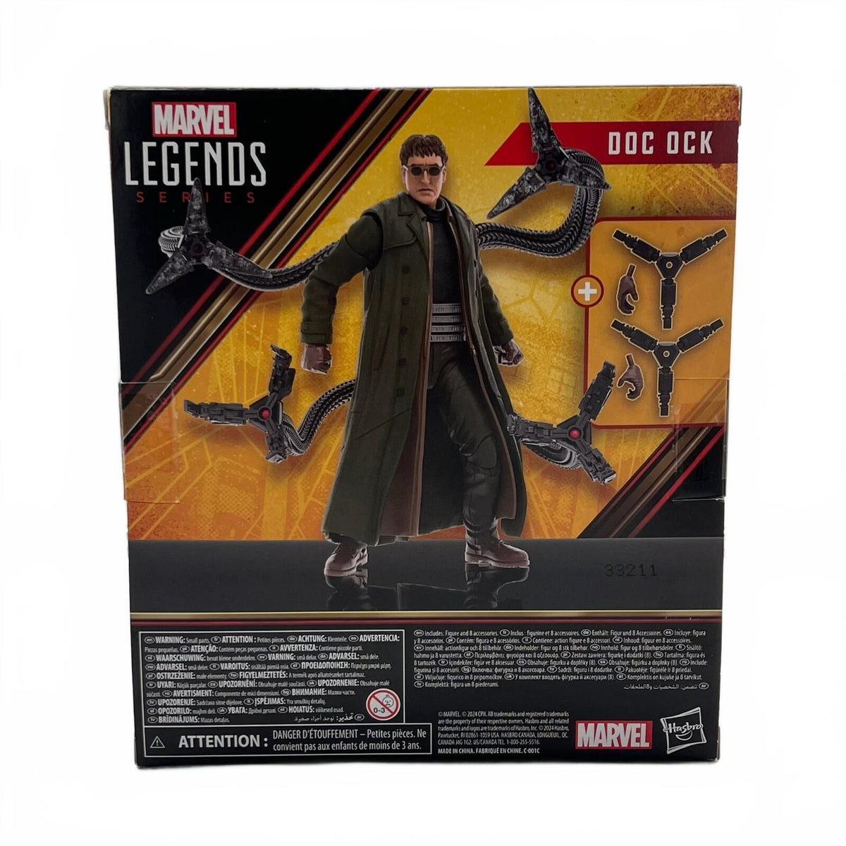 Marvel Legends Doctor Octopus Doc Ock (Spider-Man: No Way Home) 6” Action Figure