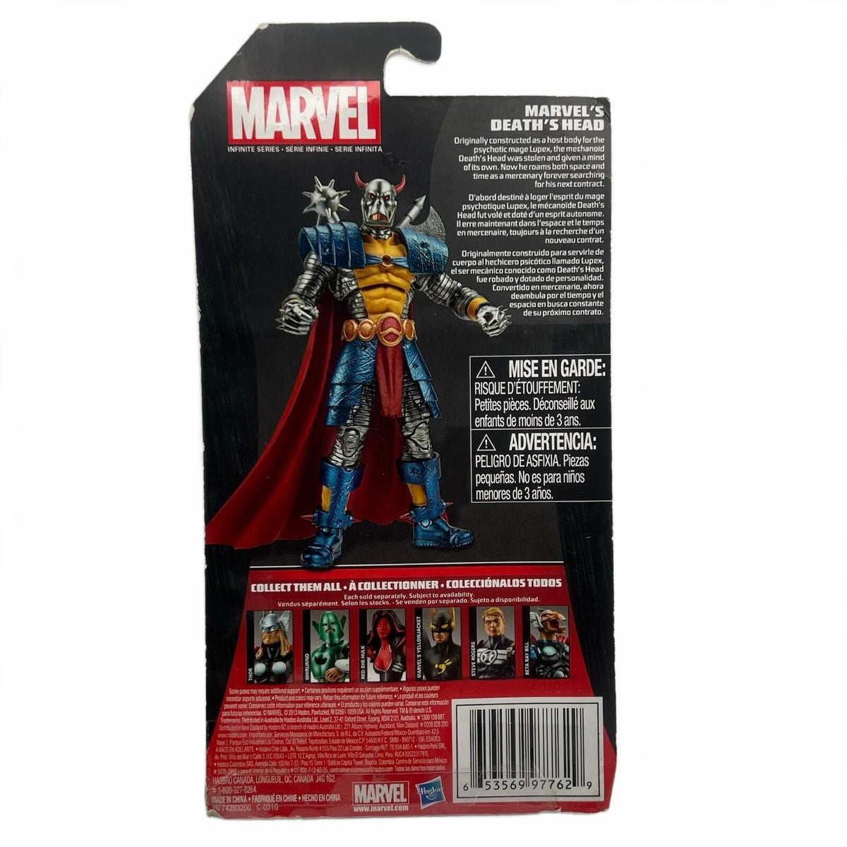 Hasbro Marvel Infinite Series Death's Head 3.75” Action Figure