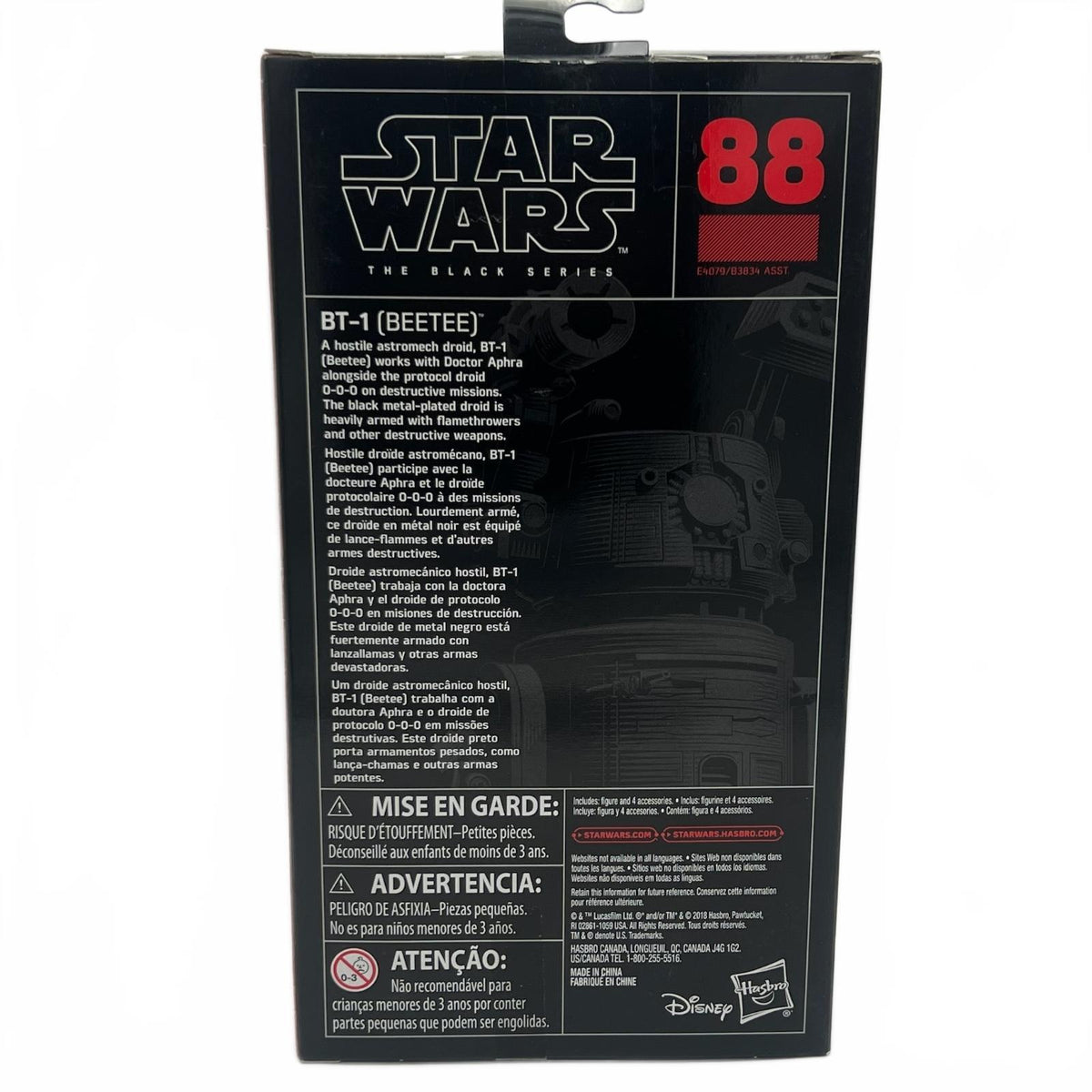 Star Wars Black Series BT-1 (BEETEE) 6” Action Figure #88
