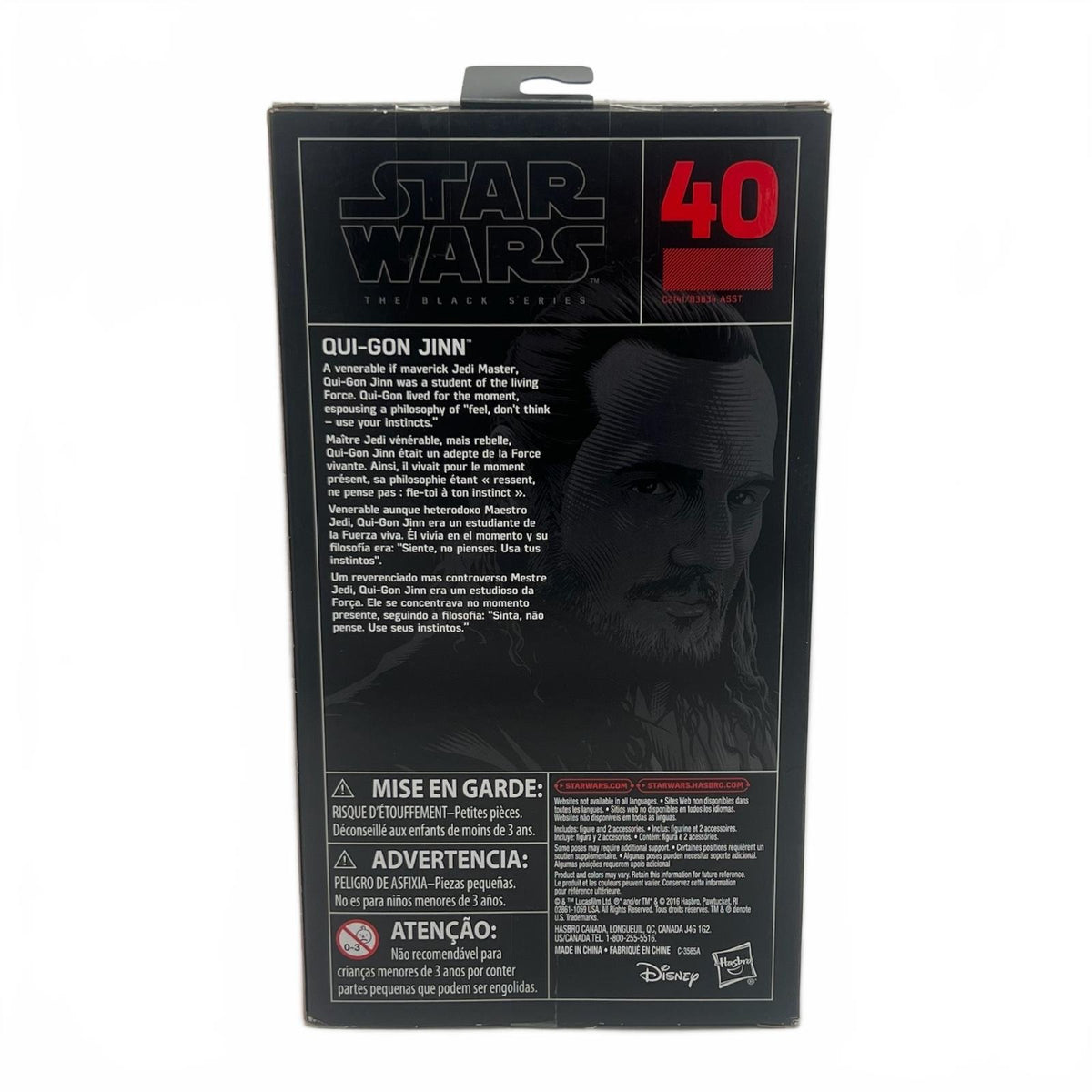Star Wars Black Series Qui-Gon Jinn 6” Action Figure #40