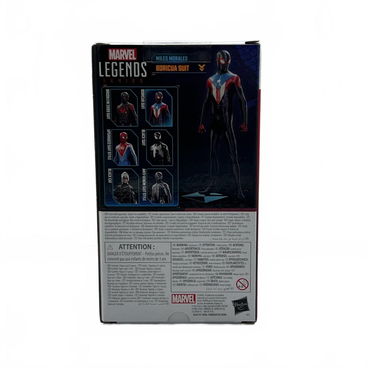 Marvel Legends Spider-Man PS5 Miles Morales Boricua Suit 6” Action Figure