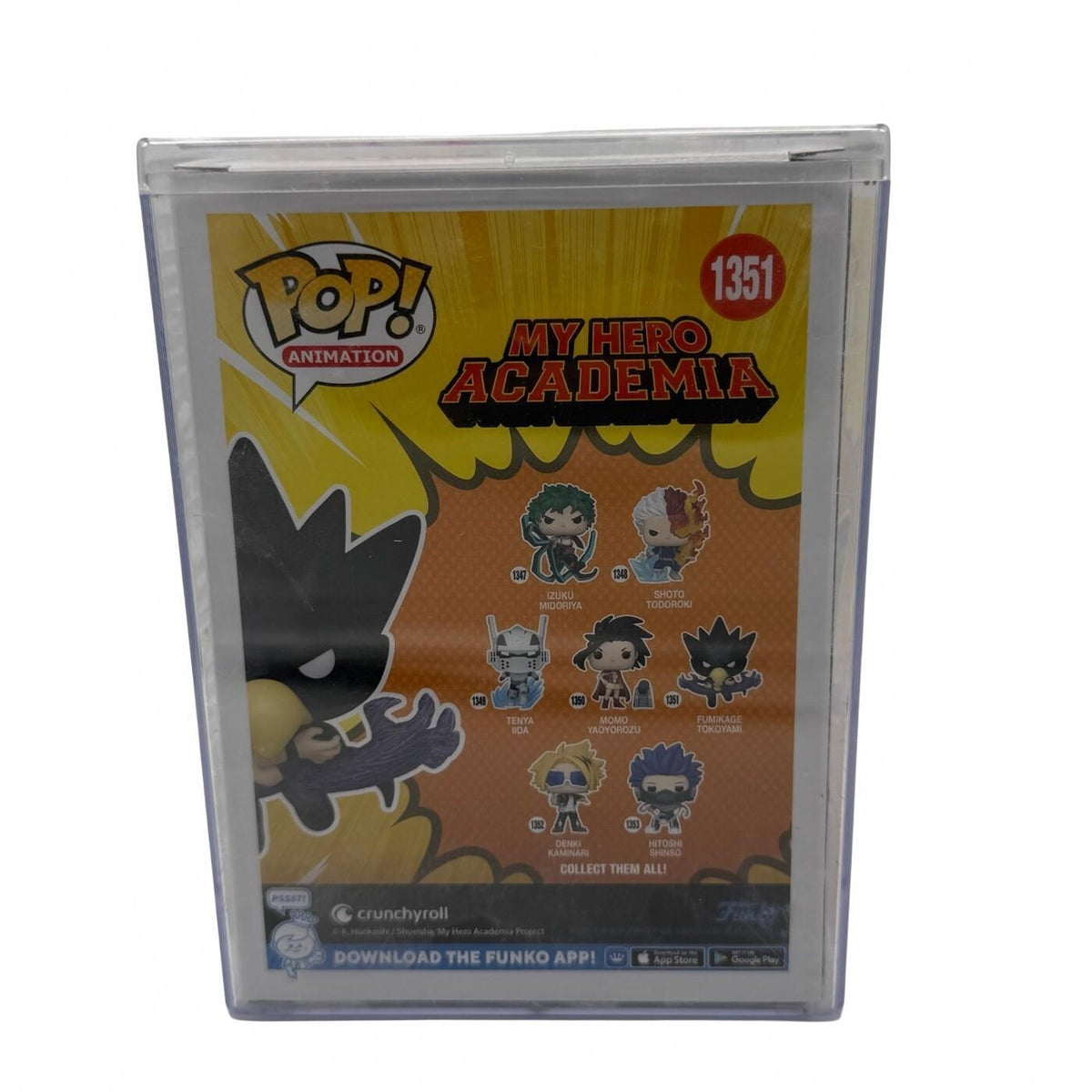 Fumikage Tokoyami JVA Signed Funko Pop #1351 Yoshimasa Hosoya w JSA Certificate