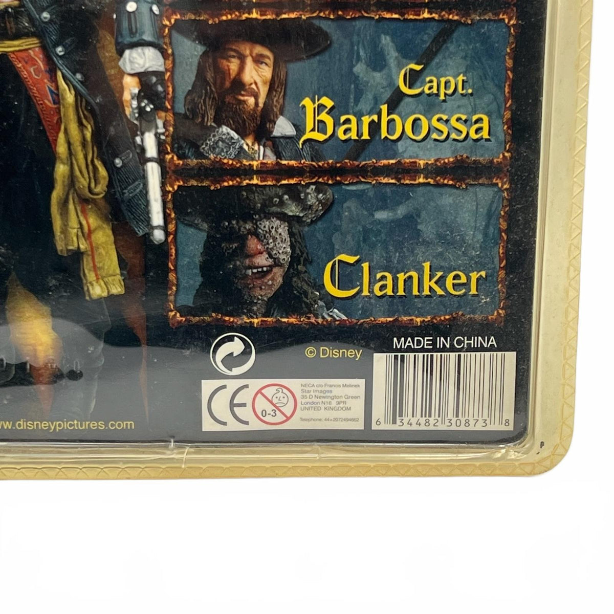 Pirates of the Caribbean Neca Capt. Barbossa 1:12 Scale Action Figure