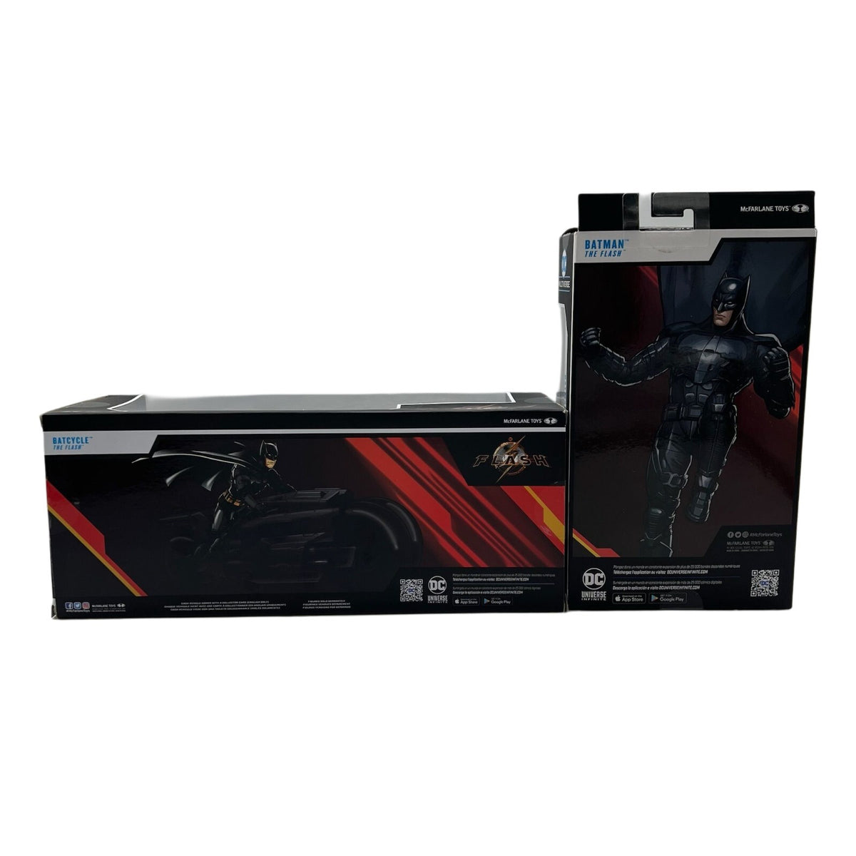 DC McFarlane Batman & Batcycle (The Flash 2023) 7” Action Figure