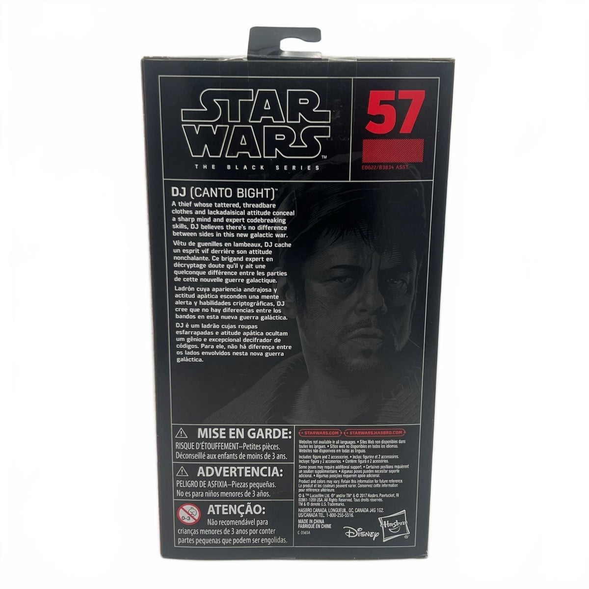Star Wars Black Series DJ (Canto Bight) 6” Action Figure #57