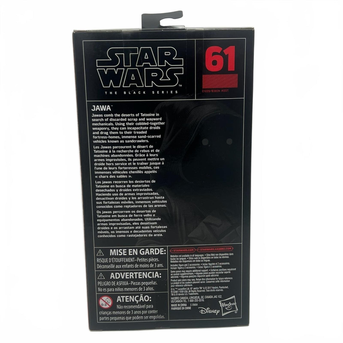 Star Wars Black Series Jawa 6” Action Figure #61
