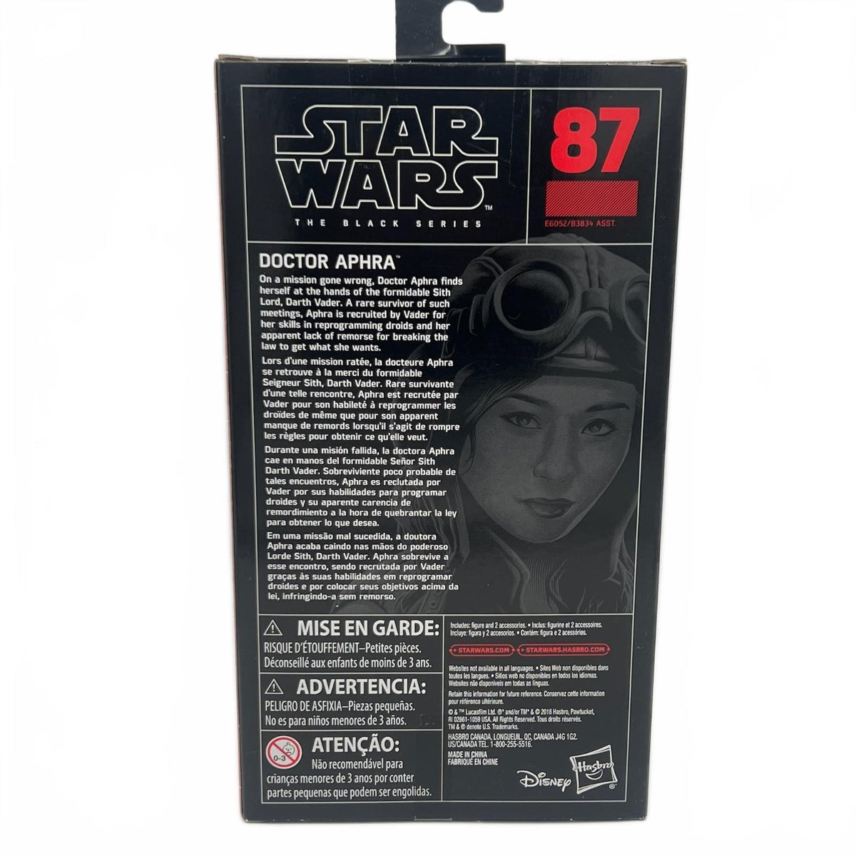 Star Wars Black Series #87 Doctor Aphra 6” Action Figure