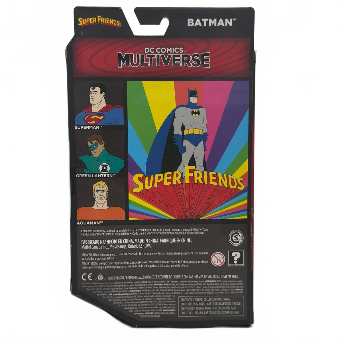 DC Multiverse Mattel Super Friends Batman 7” Action Figure