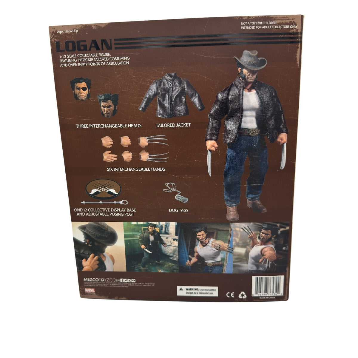 Mezco Toys One 12 Collective Logan Marvel Action Figure