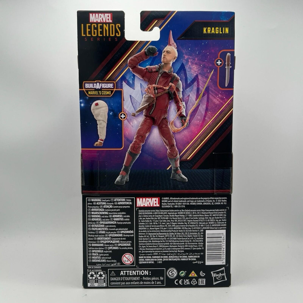 Marvel Legends Series Kraglin Guardians of The Galaxy SIGNED Sean Gunn