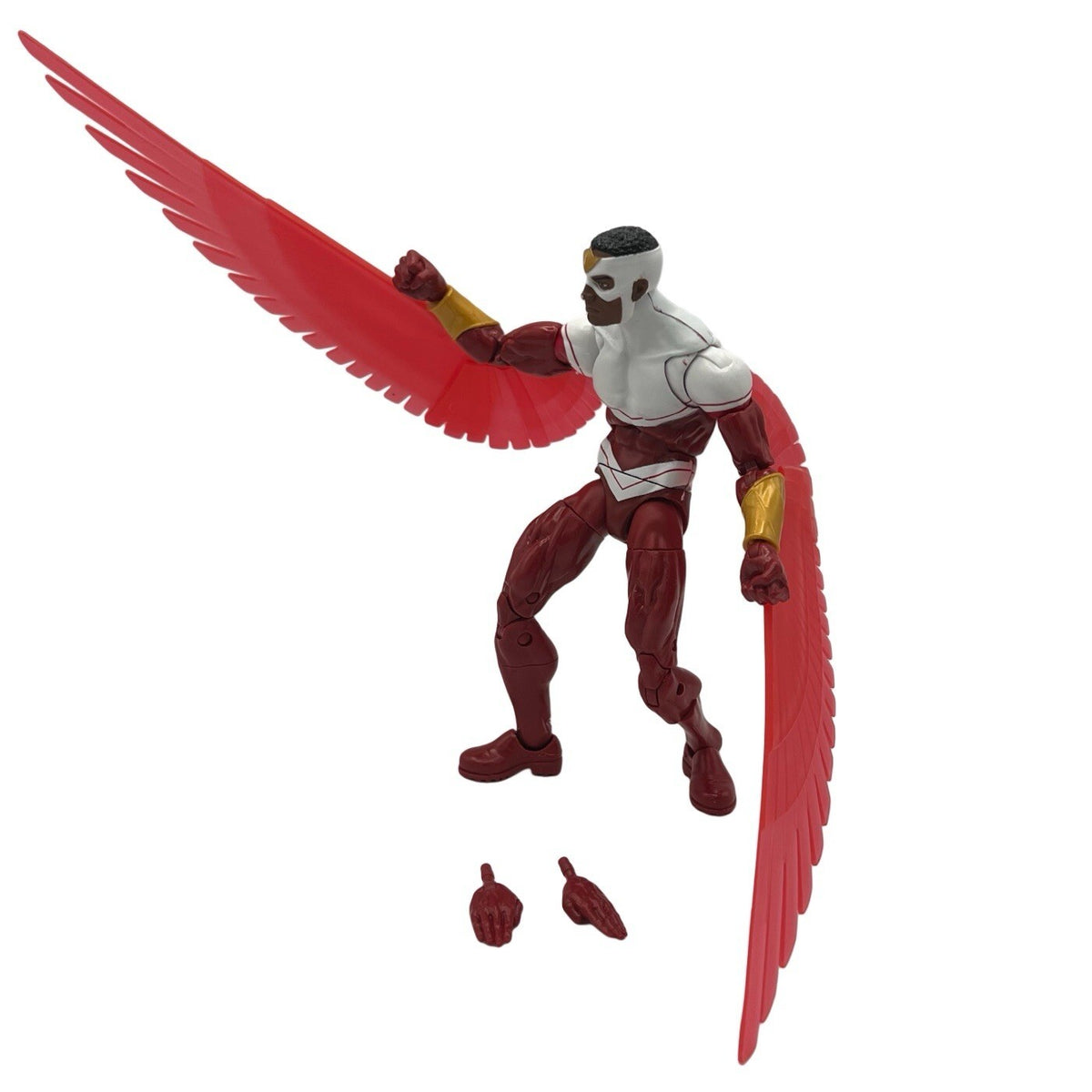 Hasbro Marvel Legends Retro Card Falcon 6" Figure Red White