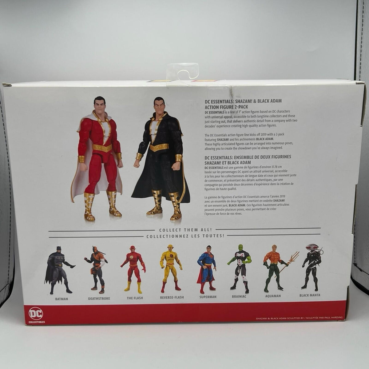 DC Collectibles Shazam And Black Adam 2 Pack 2019 7" Poseable Figures