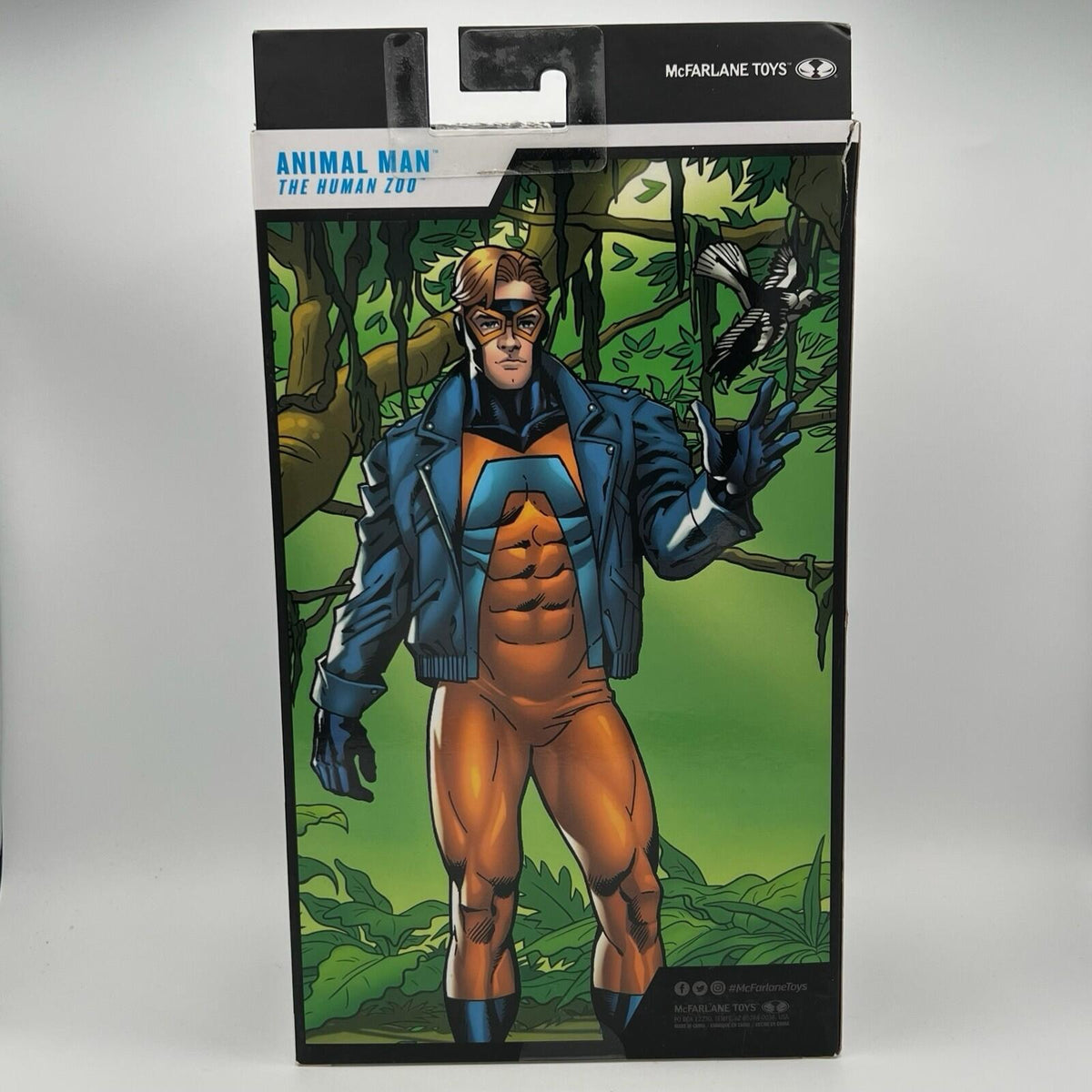 DC Multiverse 2023 ANIMAL MAN FIGURE Loose 7" McFarlane Toys Human Zoo Gold