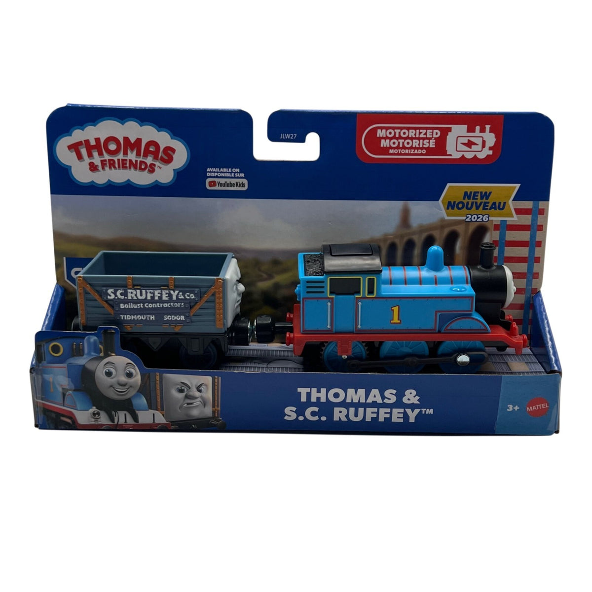 Thomas & Friends Motorized Thomas & S.C. Ruffey 2026 Mattel