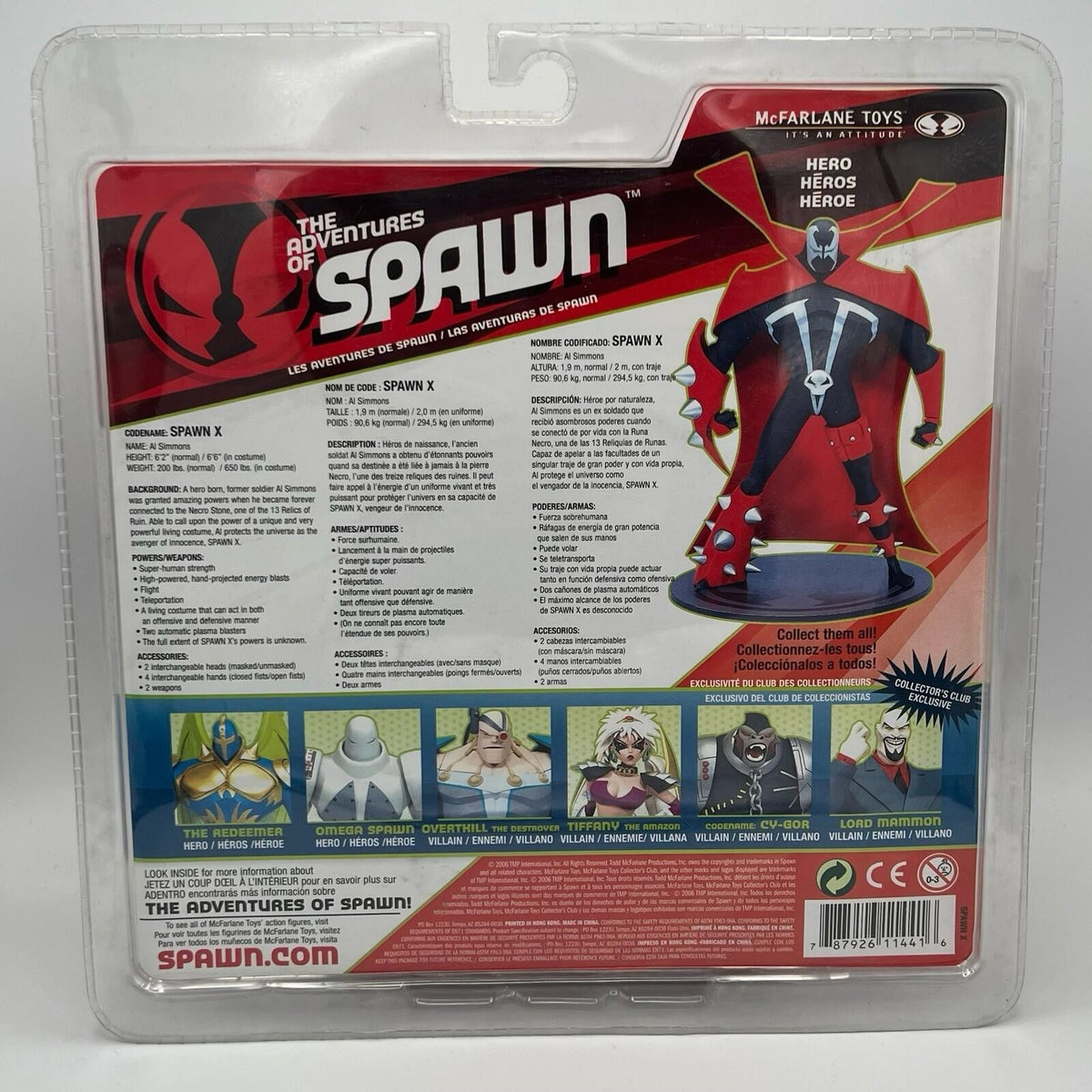 Spawn X Ultra-Action Figure Mcfarlane Toys 2006 The Adventures Of Spawn