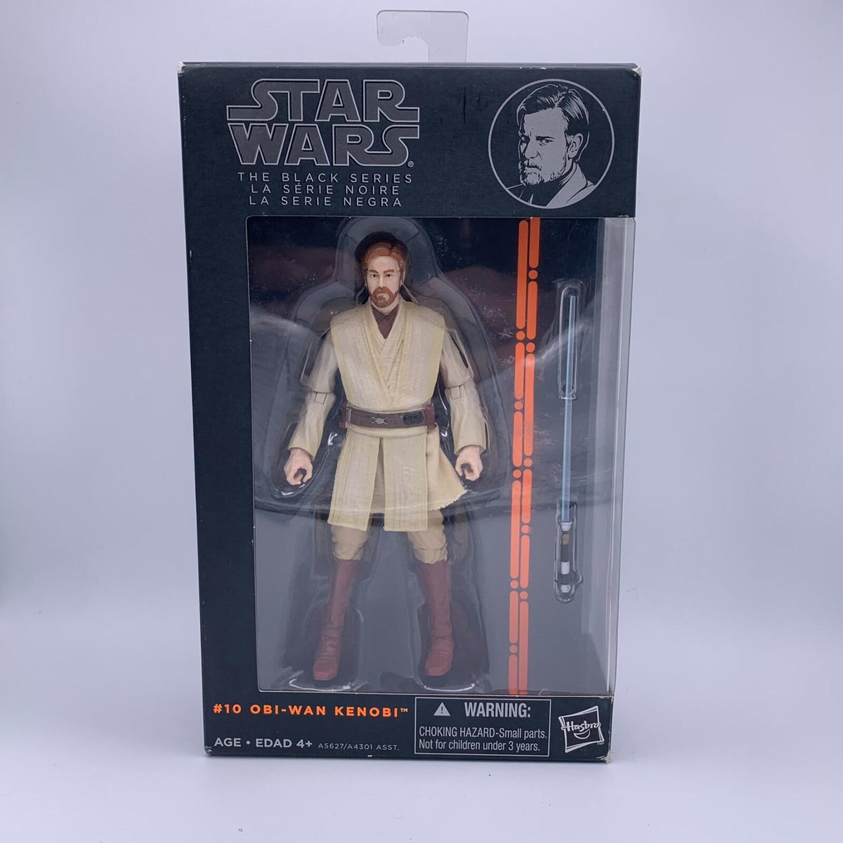 Star Wars The Black Series 6" Orange Line #10 Obi-Wan Kenobi In Collector Case!!