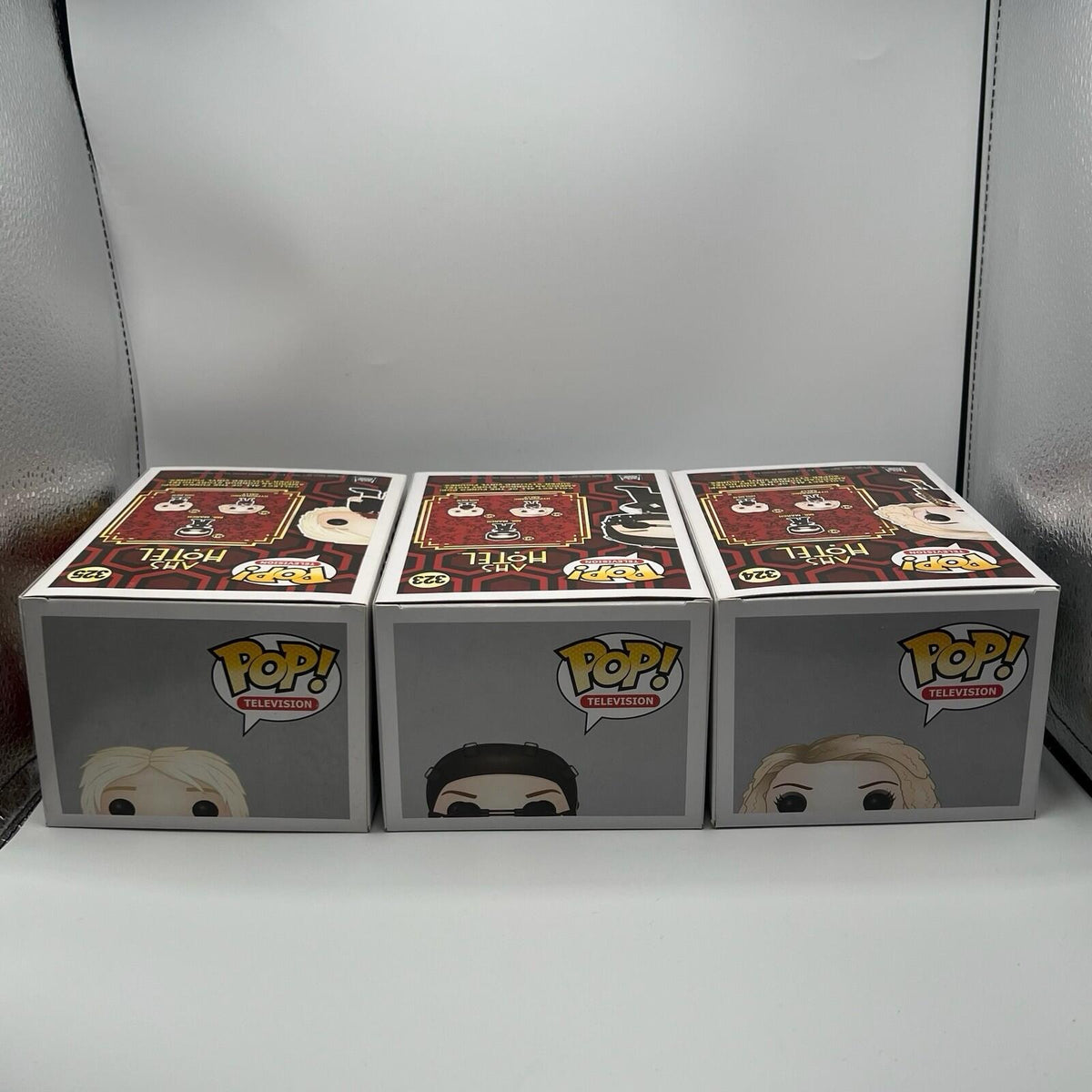 Funko POP Television: AHS Hotel 323 Mr. March, 324 Sally, and 325 Holden Lot