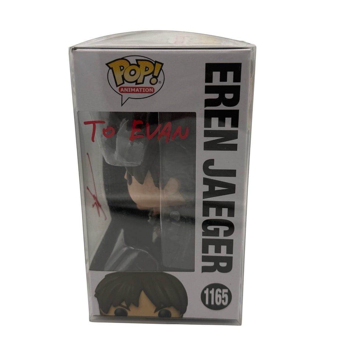 Yuki Kaji signed Eren Jaeger 1165 Funko Pop Attack on Titan
