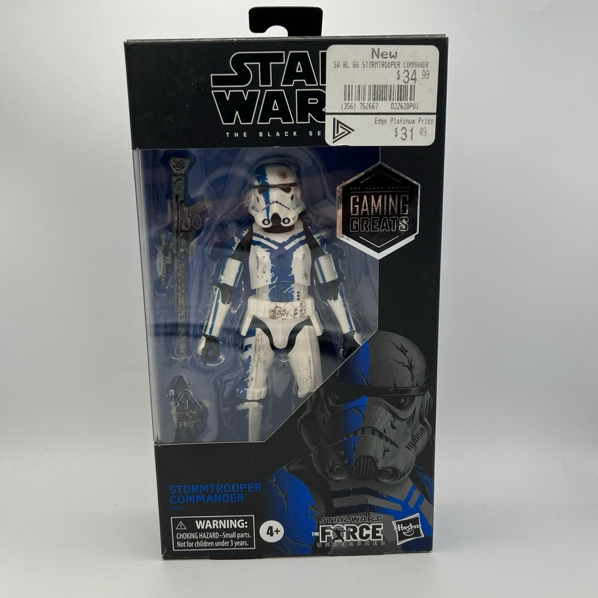 STAR WARS Black Series Gaming Greats Stormtrooper Commander GameStop Exclusive