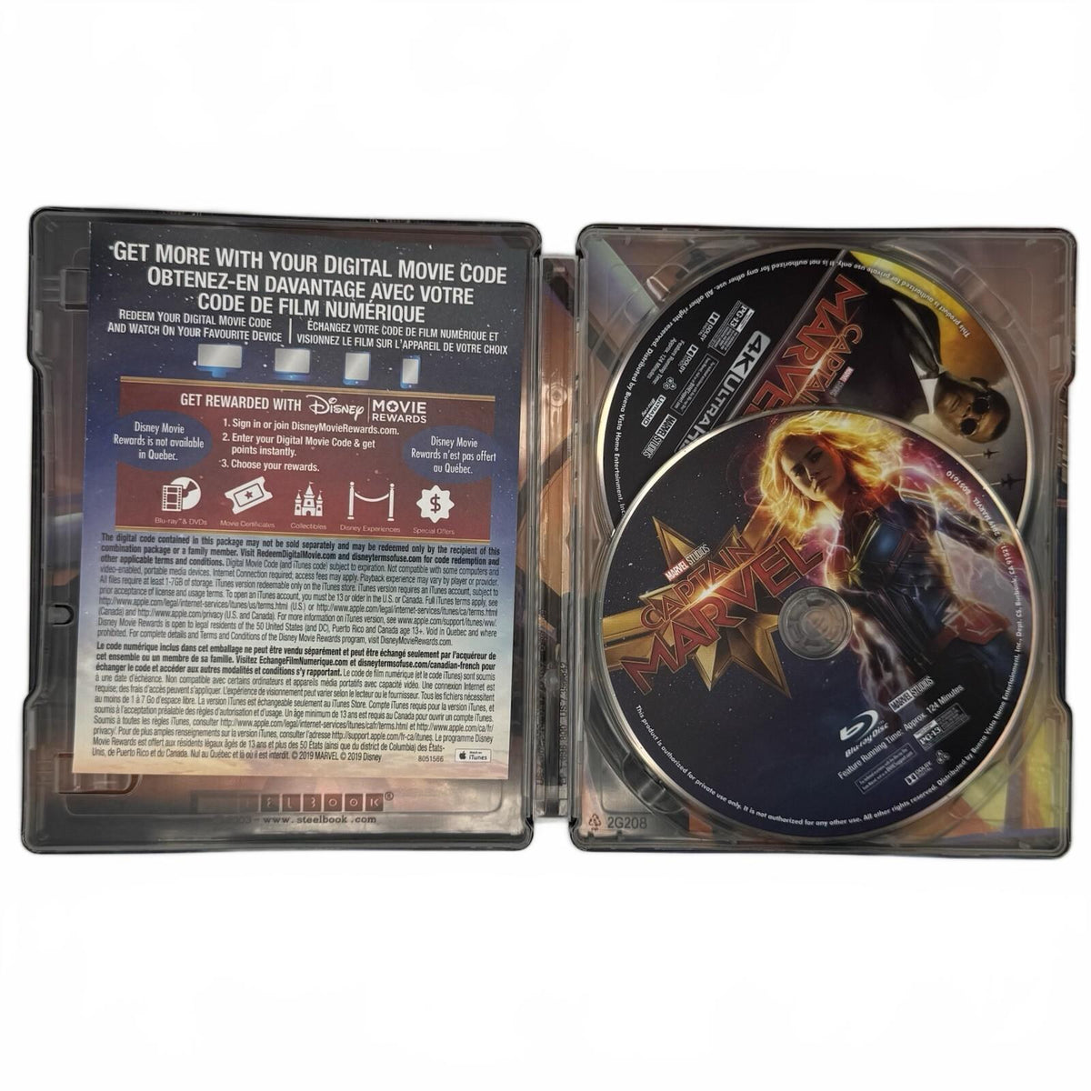 Captain Marvel - 4K / Blu-ray 2019 Steelbook - Best Buy Exclusive