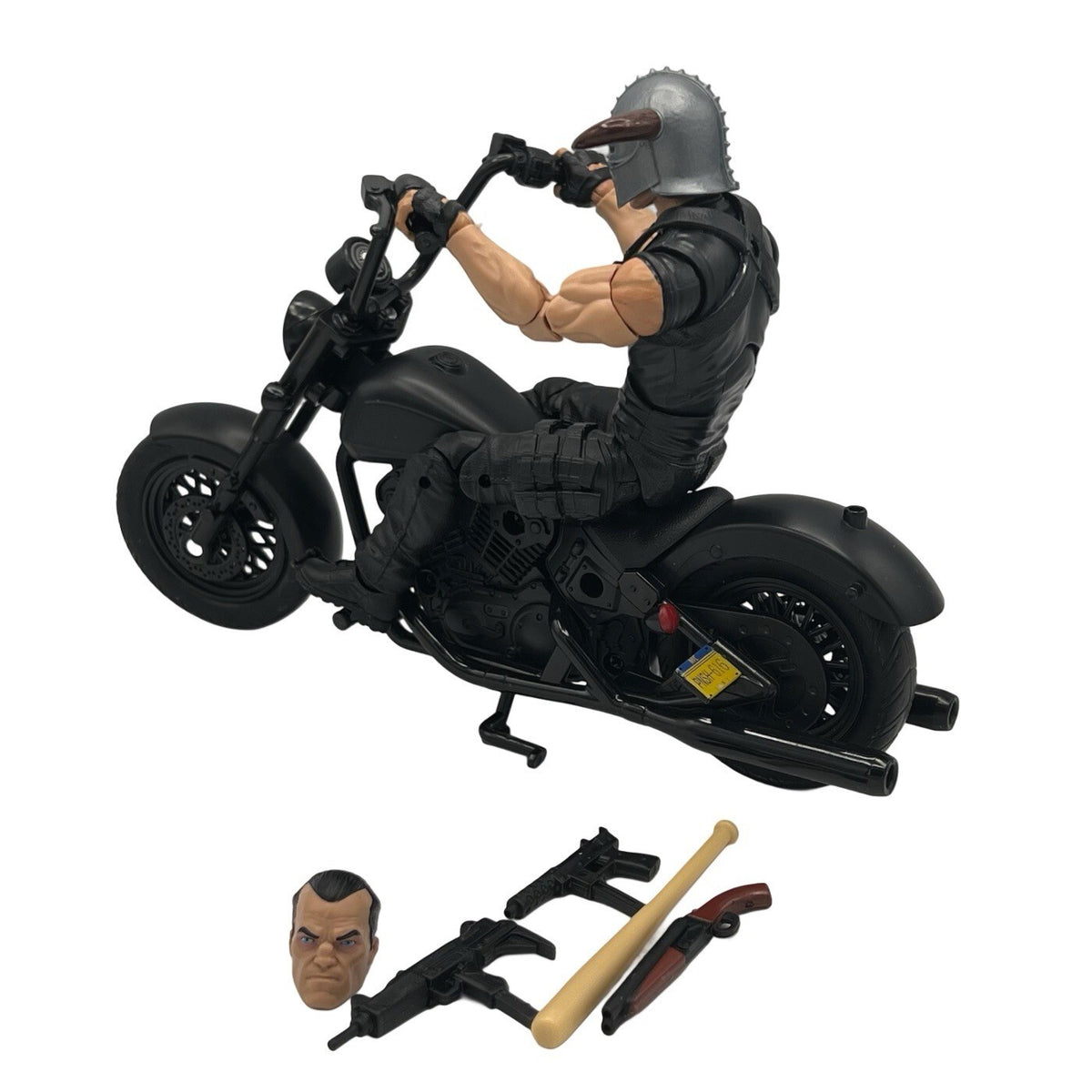 Hasbro Marvel Legends Punisher Action Figure with Motorcycle Deluxe Loose