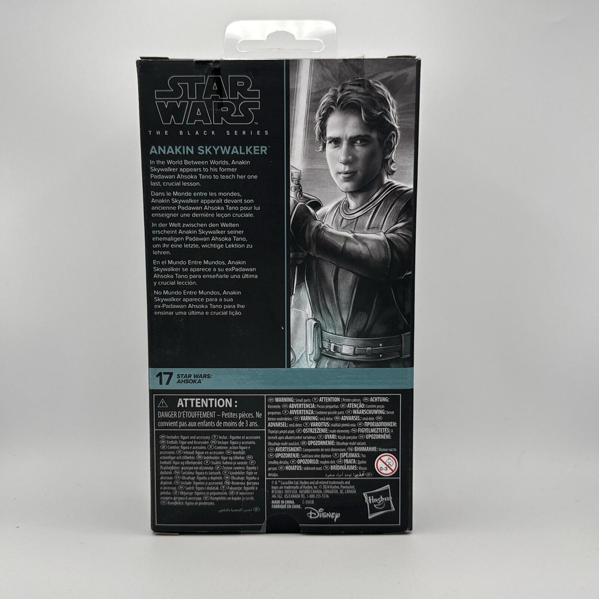 Hasbro Star Wars Black Series “Ahsoka” #17 Anakin Skywalker 6” Action Figure