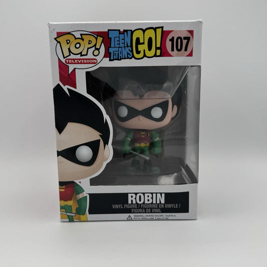 Funko Pop! Teen Titans Go! Robin Cartoon Network DC Comics WB VAULTED 107
