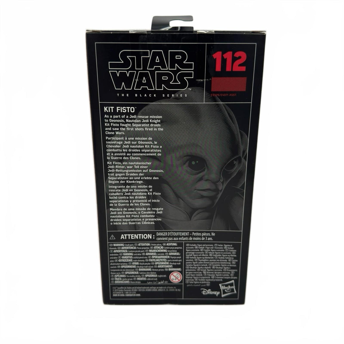 Star Wars The Black Series KIT FISTO #112 Hasbro 2019 New Sealed