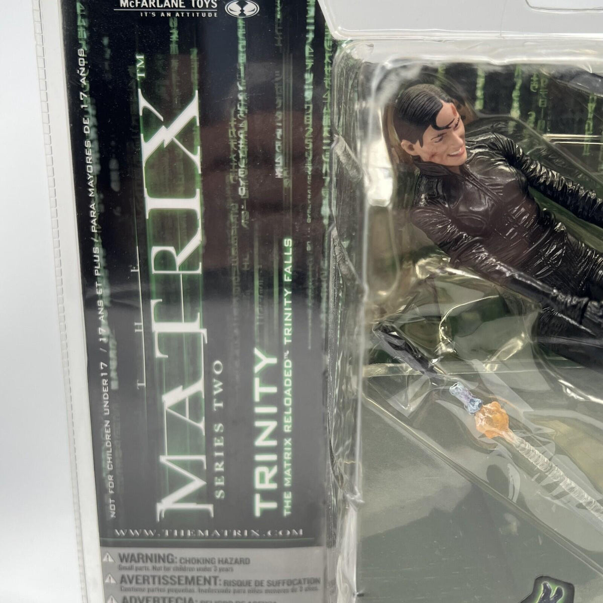 McFarlane Matrix Reloaded Neo & Trinity Series Two 6" Action Figures