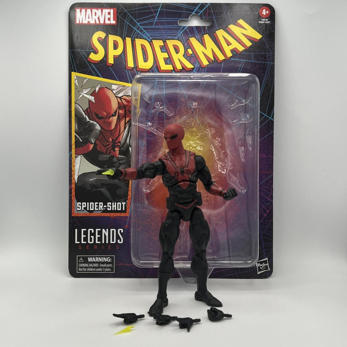 Marvel Legends Spider-Shot Assassin Action Figure 2024 Retro Card Series