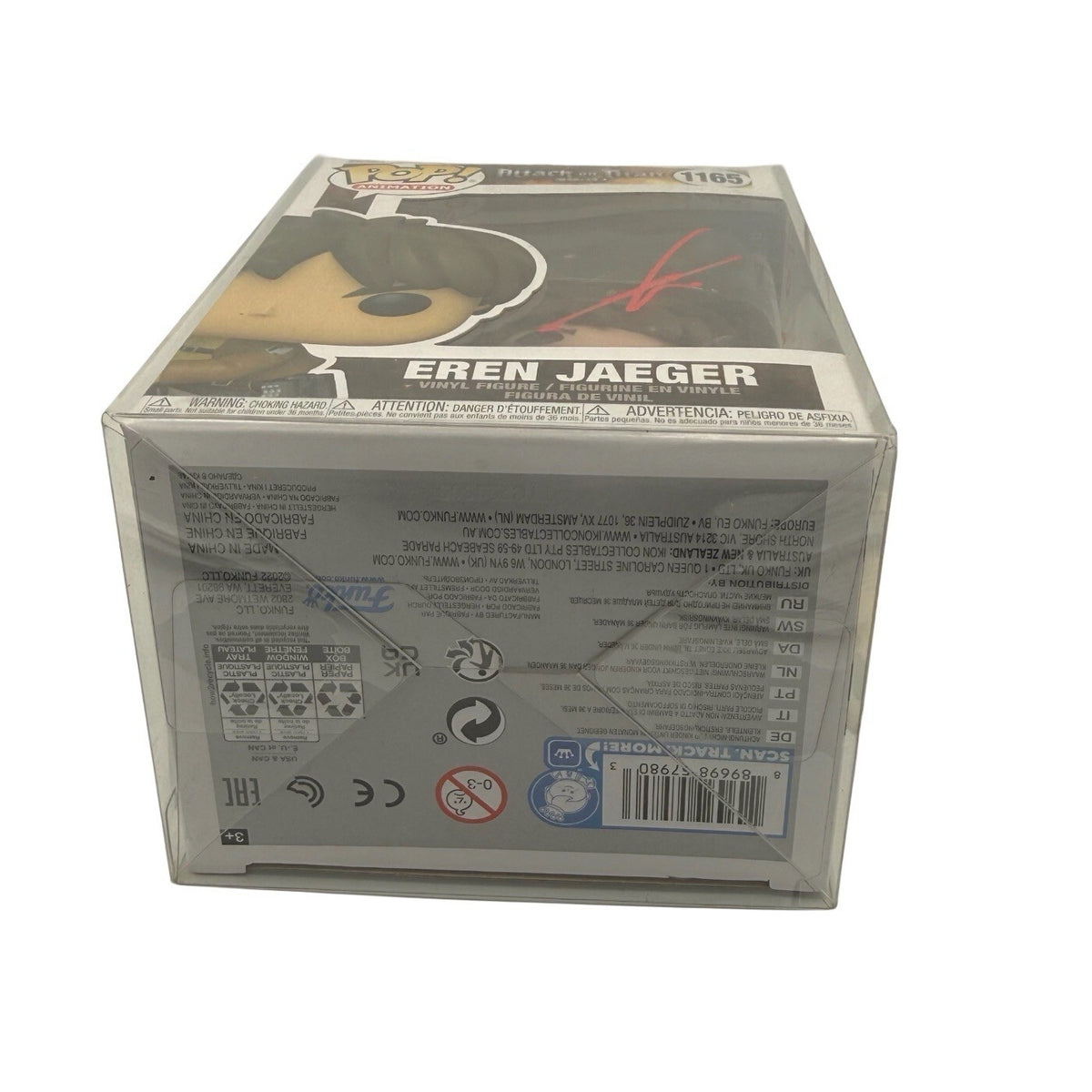 Yuki Kaji signed Eren Jaeger 1165 Funko Pop Attack on Titan