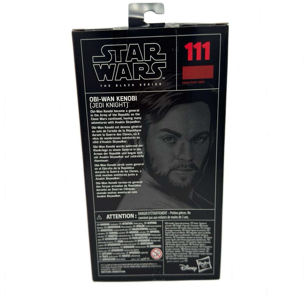 Hasbro Star Wars The Black Series OBI-Wan Kenobi Jedi Knight #111 New! Sealed!