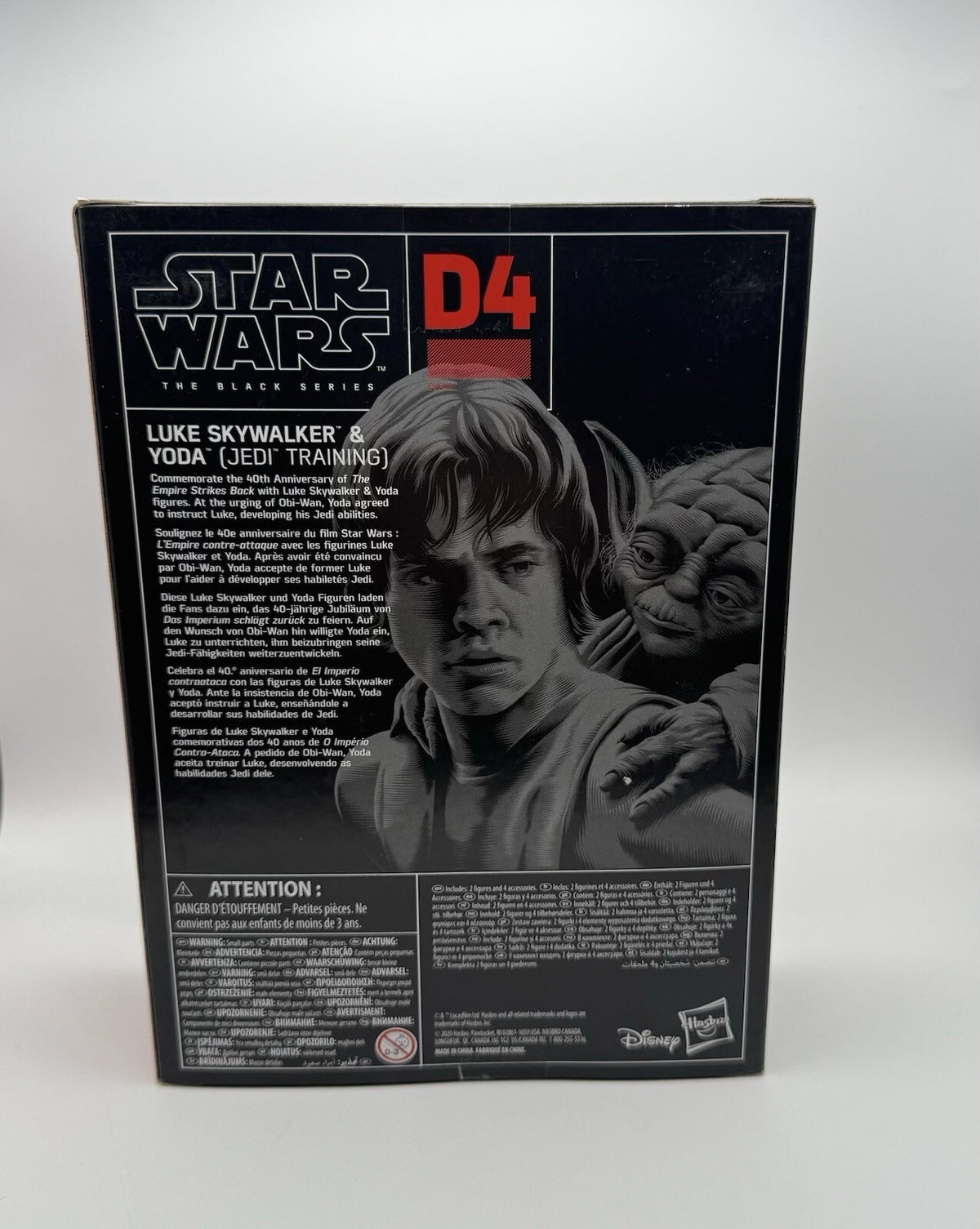 Hasbro Star Wars Black Series 40th Anniversary Luke Skywalker & Yoda Figures NEW