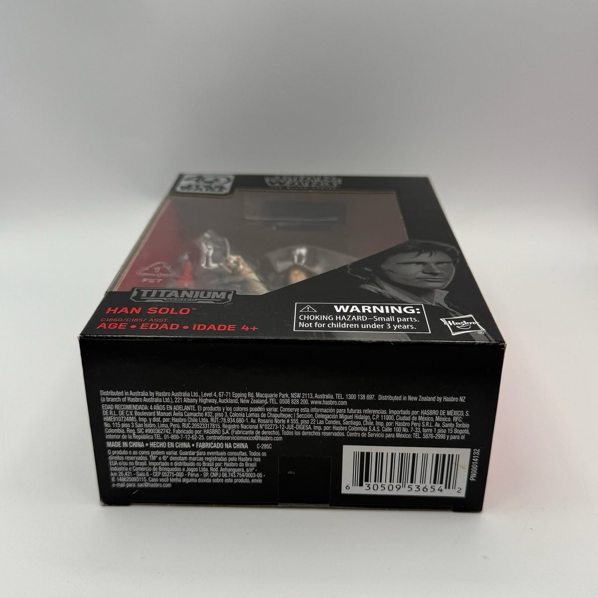 Star Wars The Black Series 40th Anniversary Titanium Series Han Solo  Hasbro New