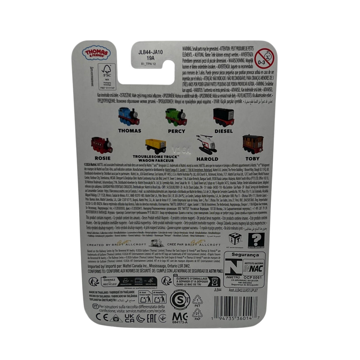 Thomas & Friends Metal Collection Percy Diecast 2026 Mattel