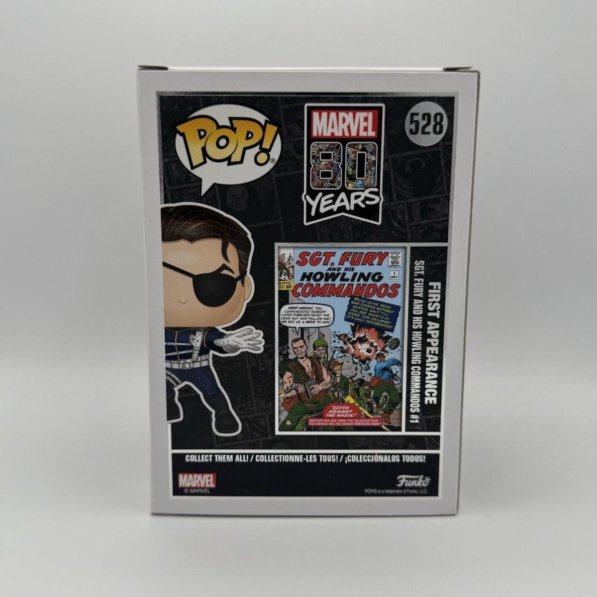 Funko Pop! 2019 Marvel 80 Years 528 Nick Fury 2019 Fall Convention Exclusive