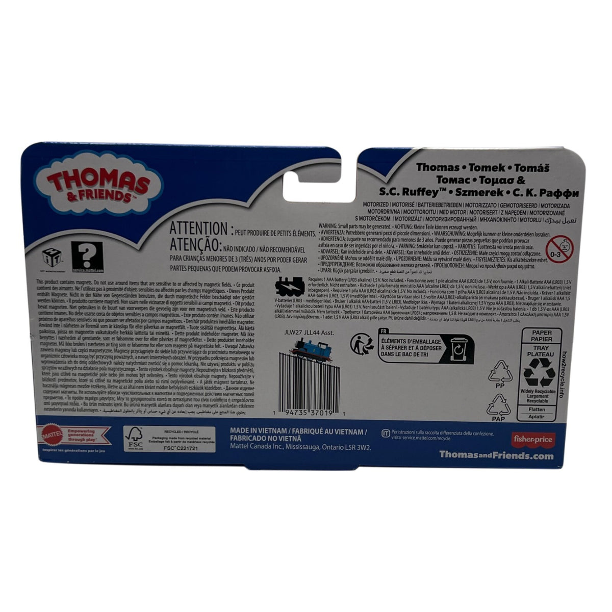 Thomas & Friends Motorized Thomas & S.C. Ruffey 2026 Mattel