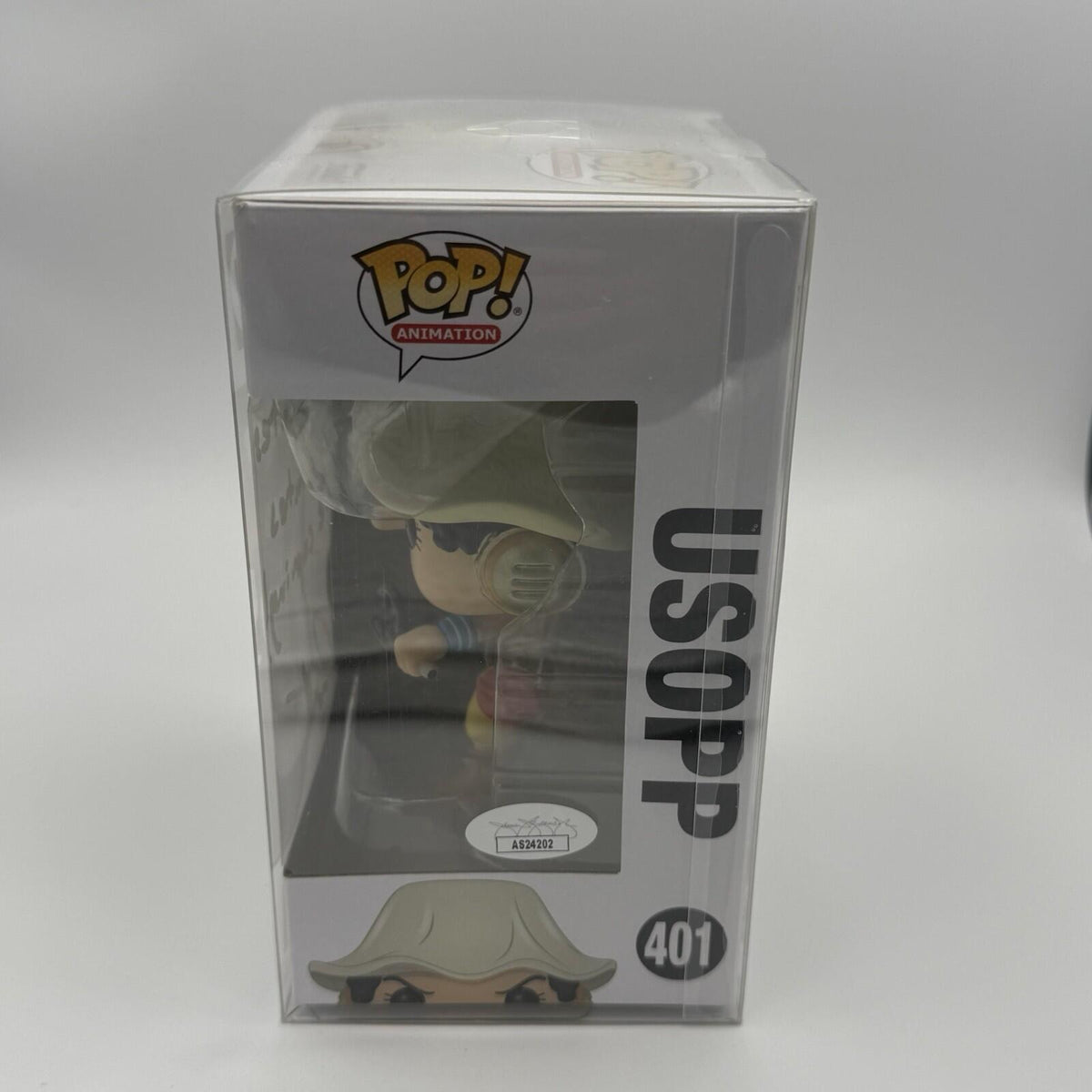 Funko Pop! Vinyl: One Piece Usopp #401 signed by Jacob Gibson - JSA COA