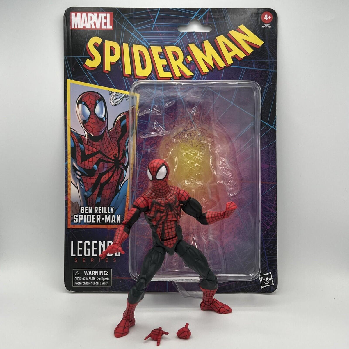 Marvel Legends Ben Reilly Spider-Man Action Figure 2023 Retro Card Series