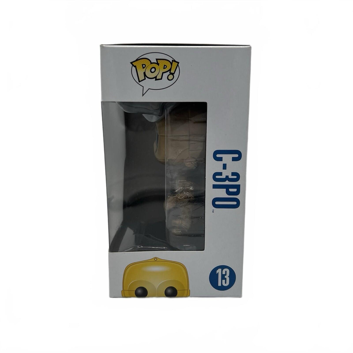 Funko Pop! Star Wars C-3P0 #13 Blue box Large Font 1st Release