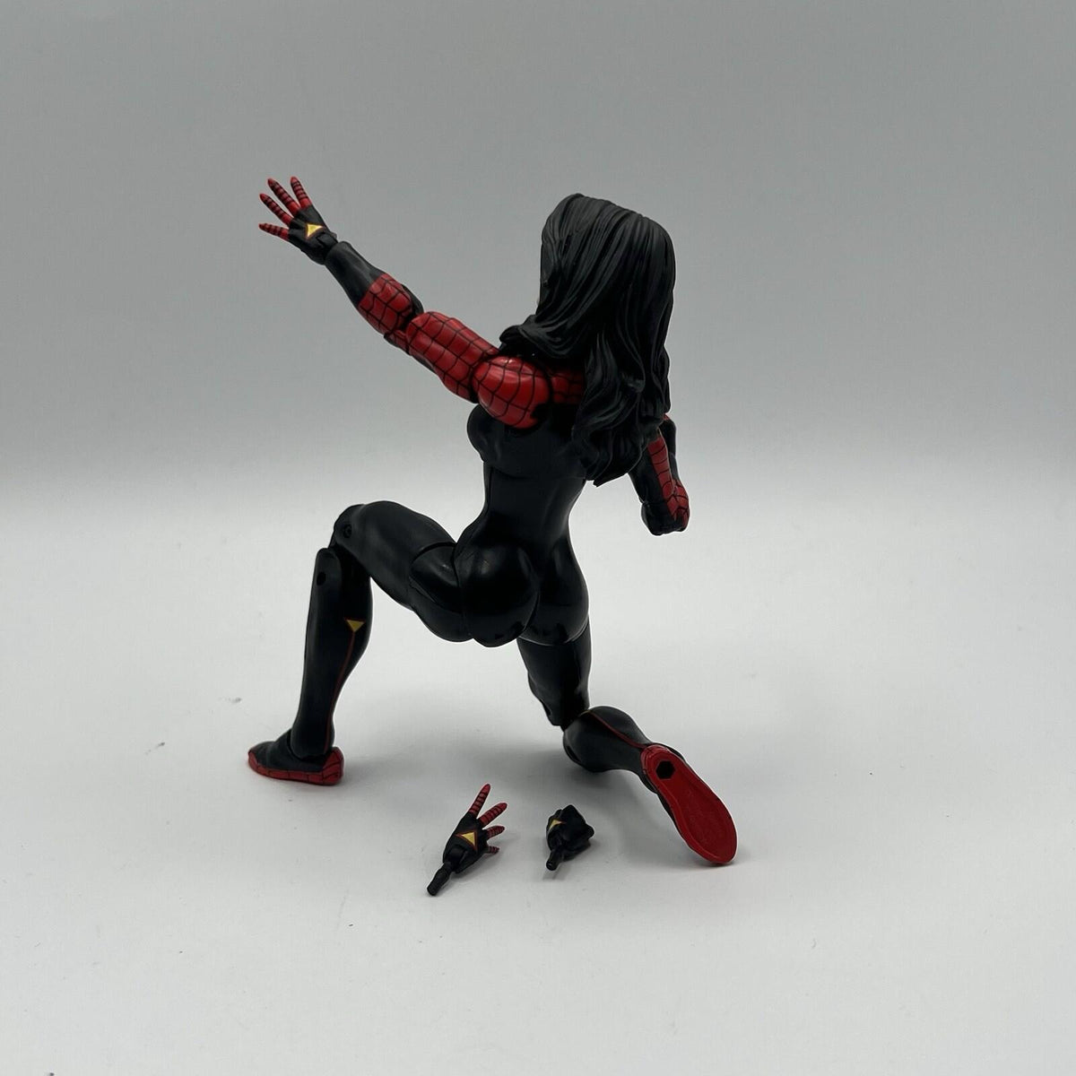 Marvel Legends Spider-Man Retro Card Jessica Drew Spider-Woman Hasbro Loose