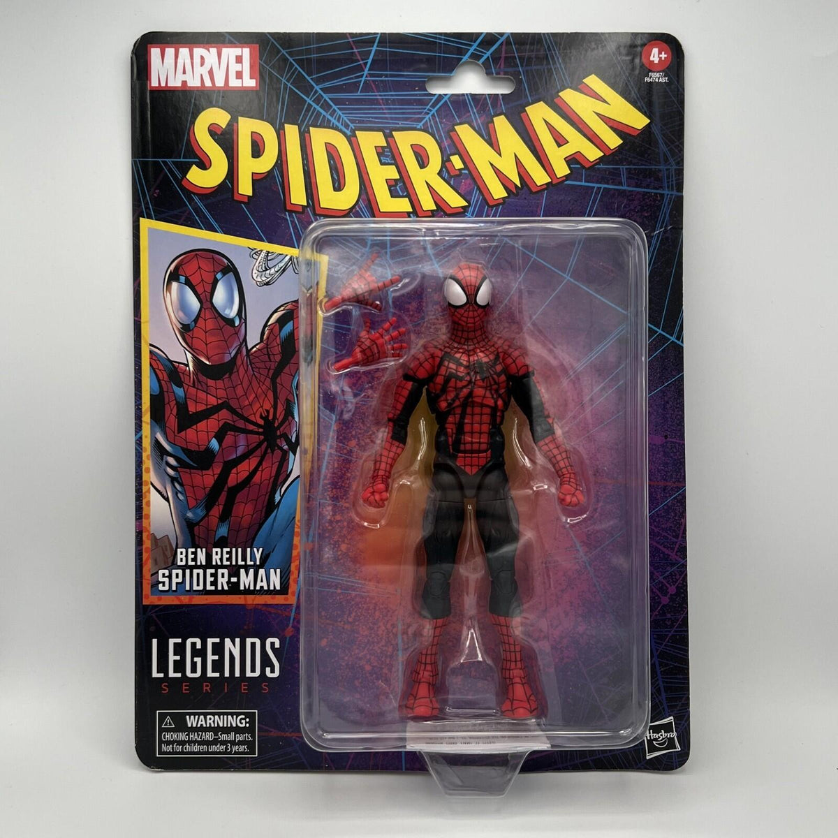 Marvel Legends Ben Reilly Spider-Man Action Figure 2023 Retro Card Series