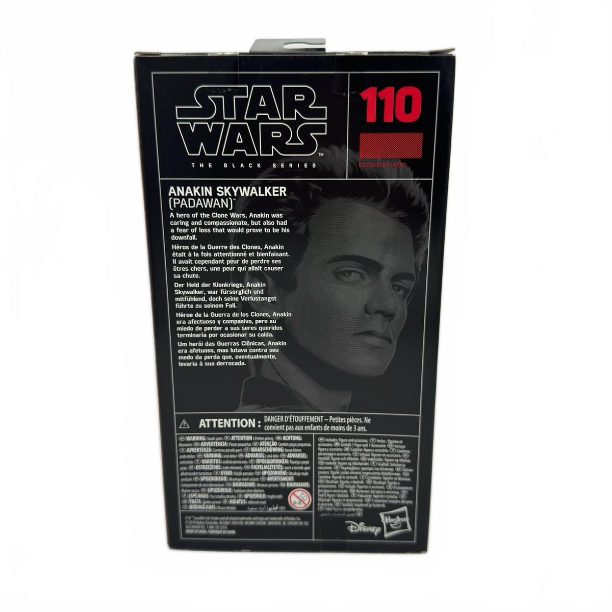 Star Wars Anakin Skywalker (Padawan) Black Series 6 inch Figure (New/Sealed)